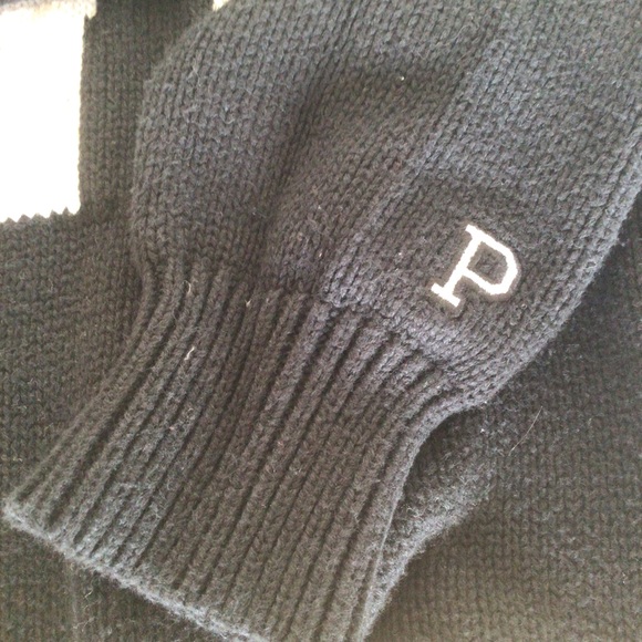 PINK VICTORIAS SECRET NYC BLACK CREW NECK SWEATER SMALL - Picture 7 of 12